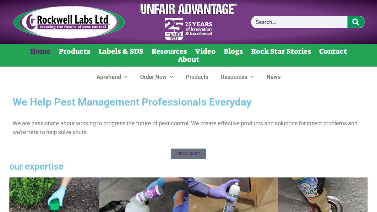 Screenshot of rockwelllabs.com interface