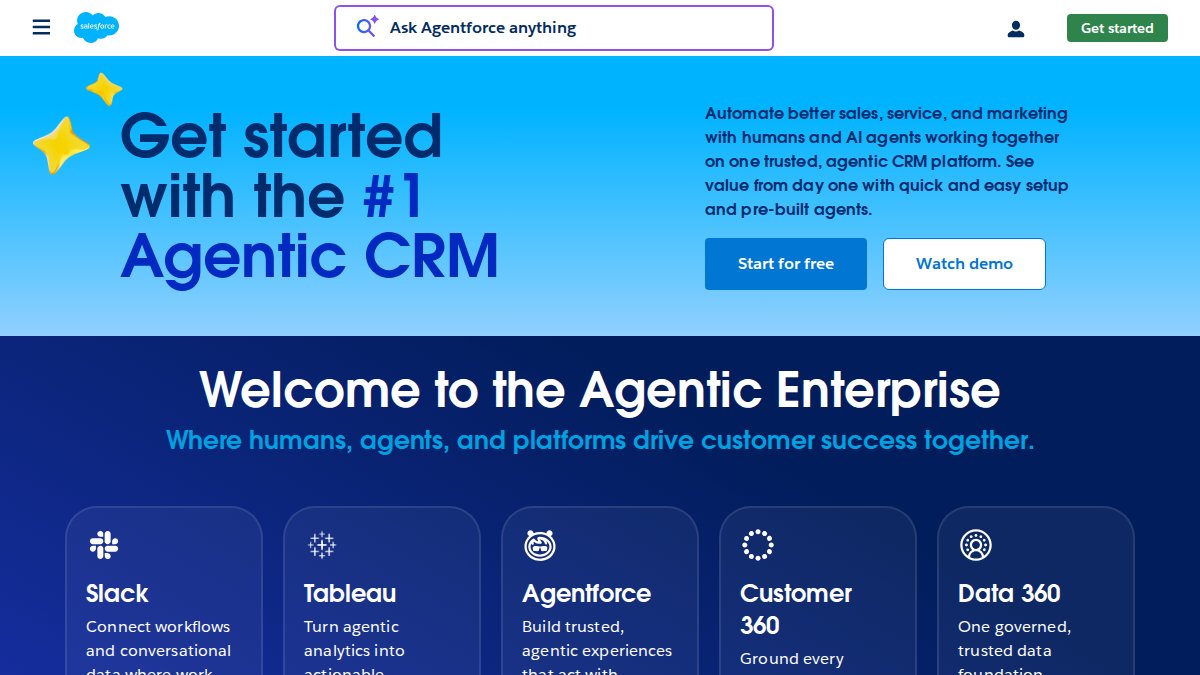 Screenshot of salesforce.com interface