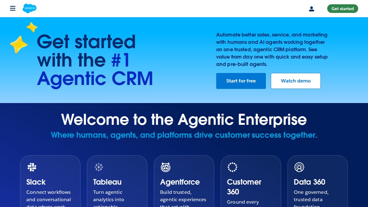 Screenshot of salesforce.com interface