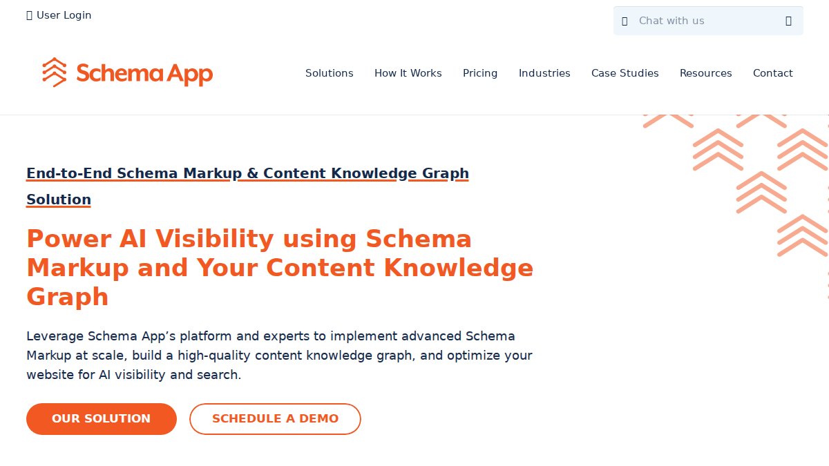Screenshot of schemaapp.com interface