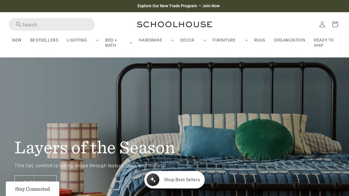 Screenshot of schoolhouse.com interface