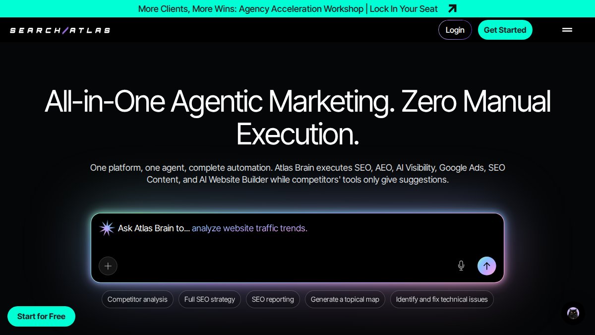 Screenshot of searchatlas.com interface