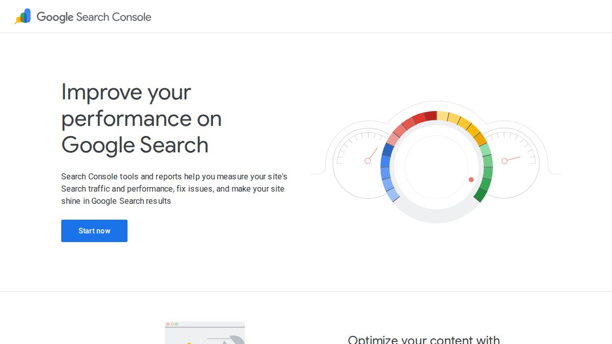 Screenshot of Search Console page on search.google.com