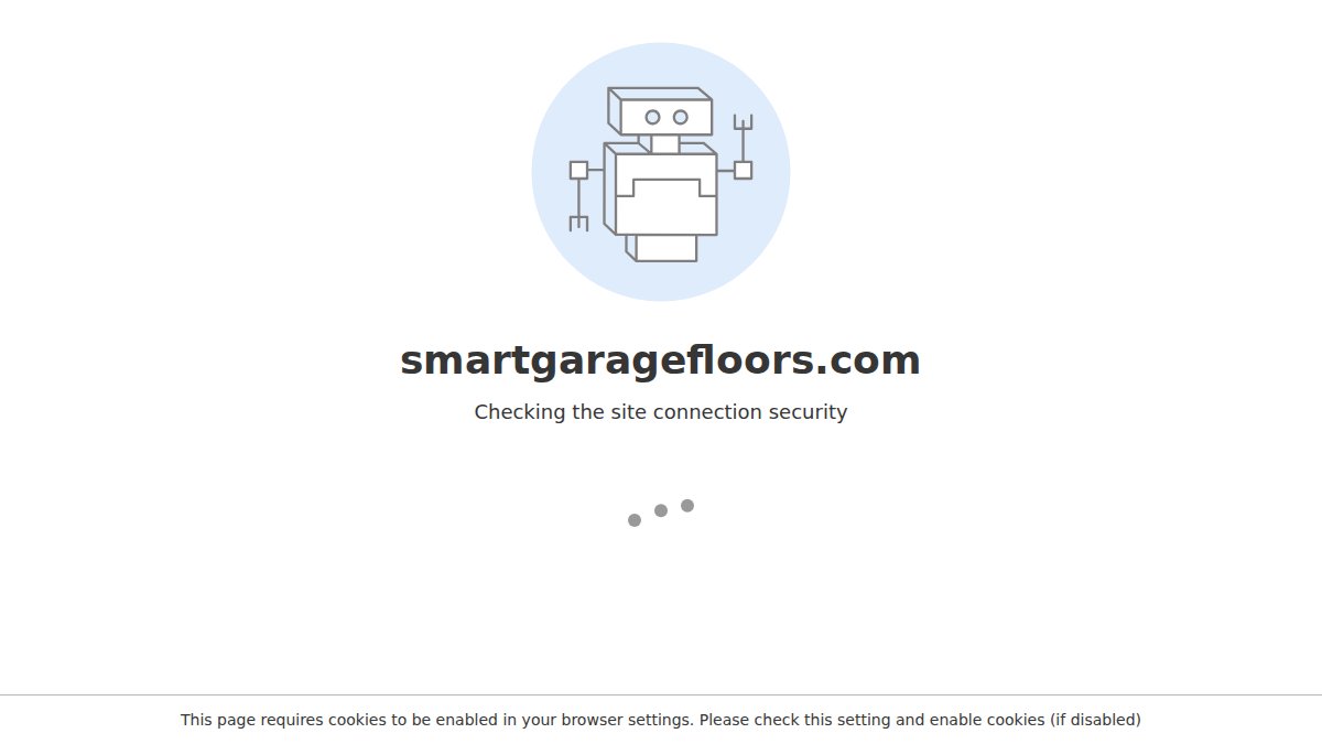 Screenshot of smartgaragefloors.com interface