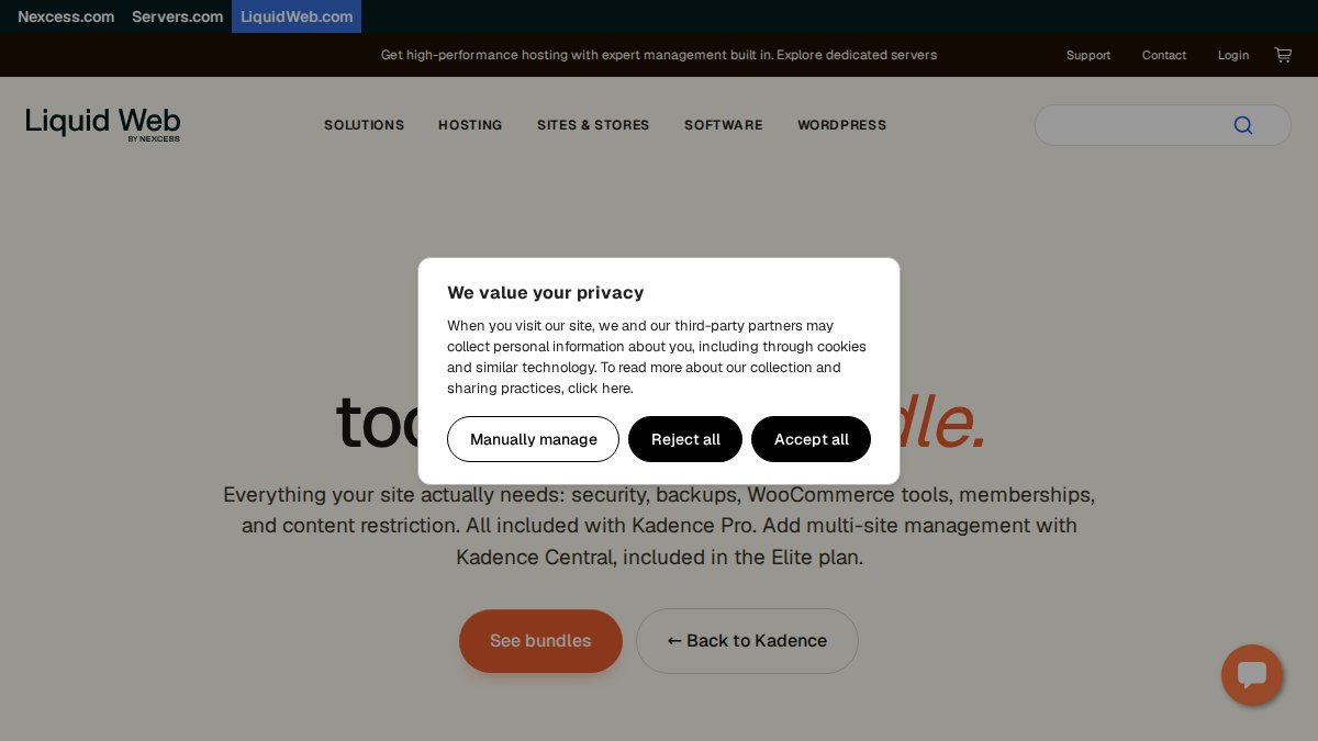 Screenshot of solidwp.com interface