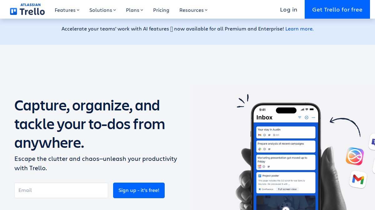 Screenshot of trello.com interface