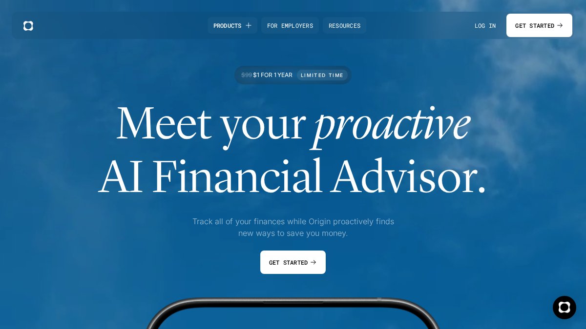 Origin Financial | All‑in‑One Financial Platform for Budgeting, Investing & AI Planning