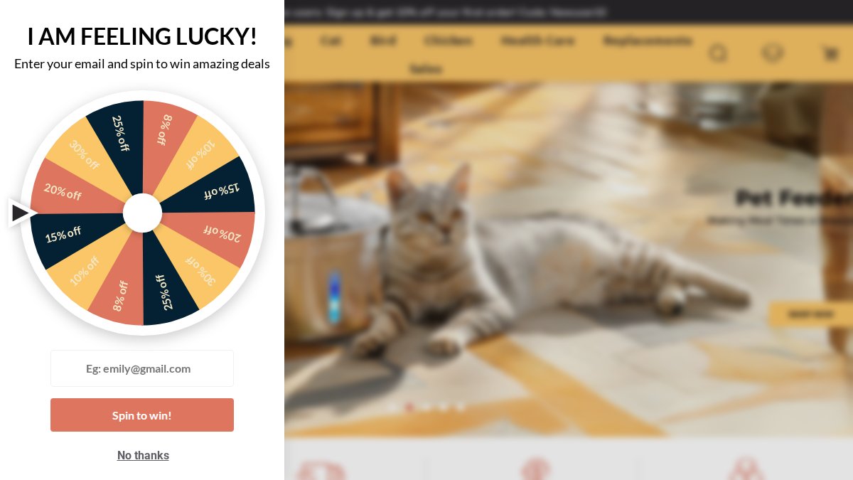 Screenshot of veehoo.com interface