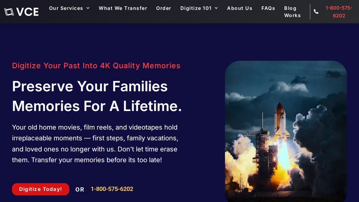 Screenshot of videoconversionexperts.com interface