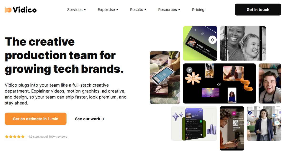 Screenshot of vidico.com interface