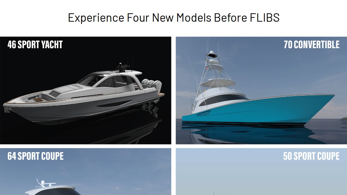 Screenshot of vikingyachts.com interface