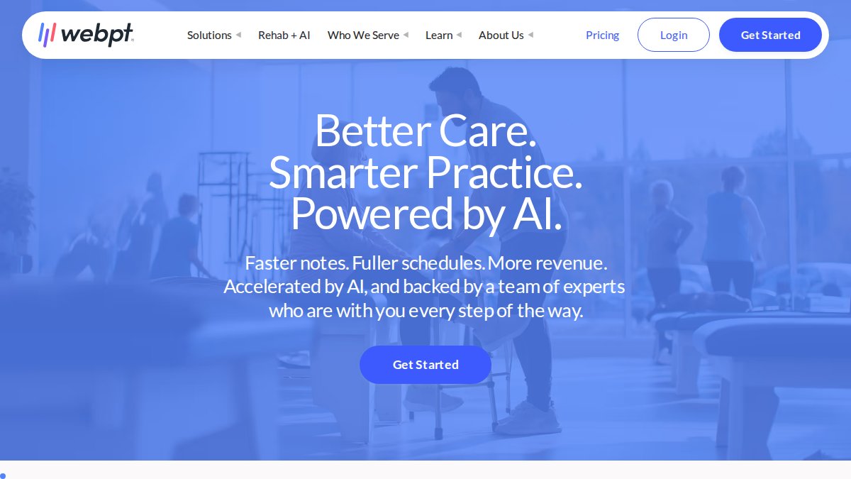 Screenshot of webpt.com interface
