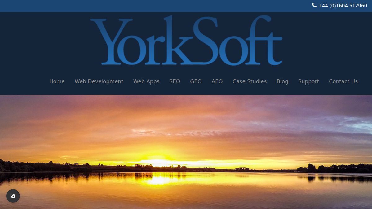 Screenshot of yorksoftltd.com interface