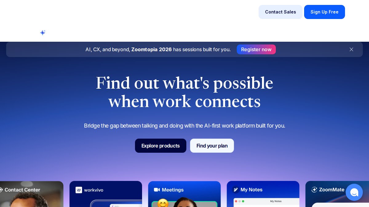 One platform to connect | Zoom